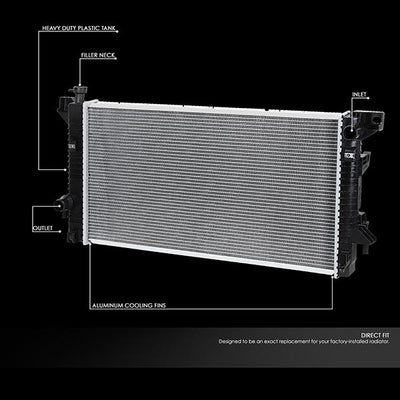 09-14 Expedition/Navigator 5.4L AT Radiator - OE Style - Aluminum - 2