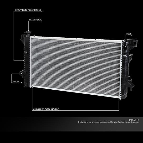 09-14 Expedition/Navigator 5.4L AT Radiator - OE Style - Aluminum - 2