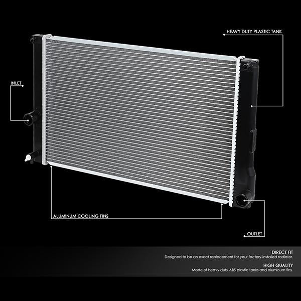 10-16 Toyota Prius V/Lexus CT200H Radiator - OE Style - Aluminum - 2