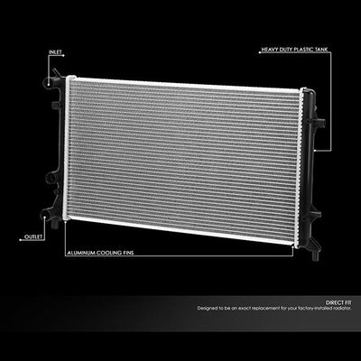 11-15 VW Jetta/Passat/Beetle 2.0/2.5 Radiator - OE Style - Aluminum - 2