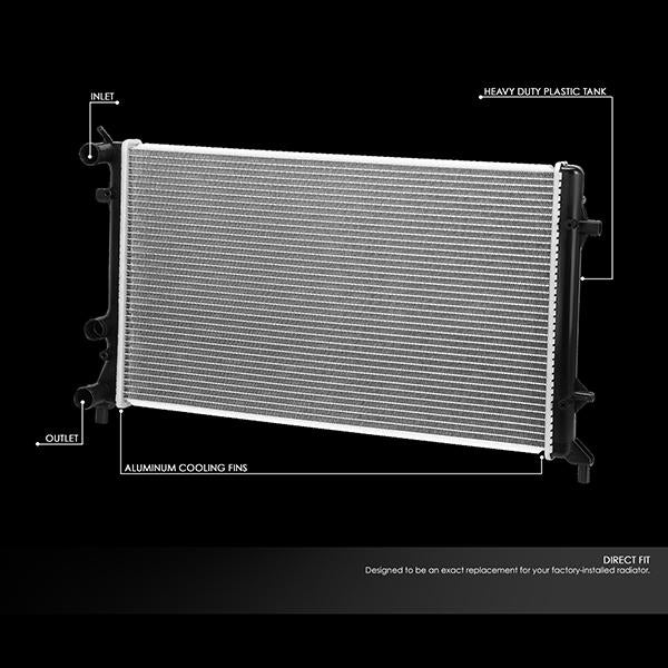11-15 VW Jetta/Passat/Beetle 2.0/2.5 Radiator - OE Style - Aluminum - 2