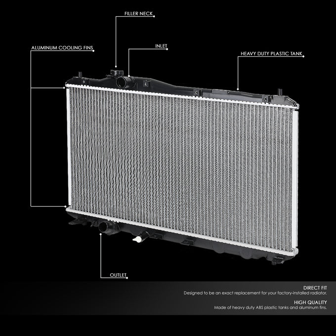 D-Motoring - 12-15 Honda Civic Acura ILX Radiator - Aluminum - 2