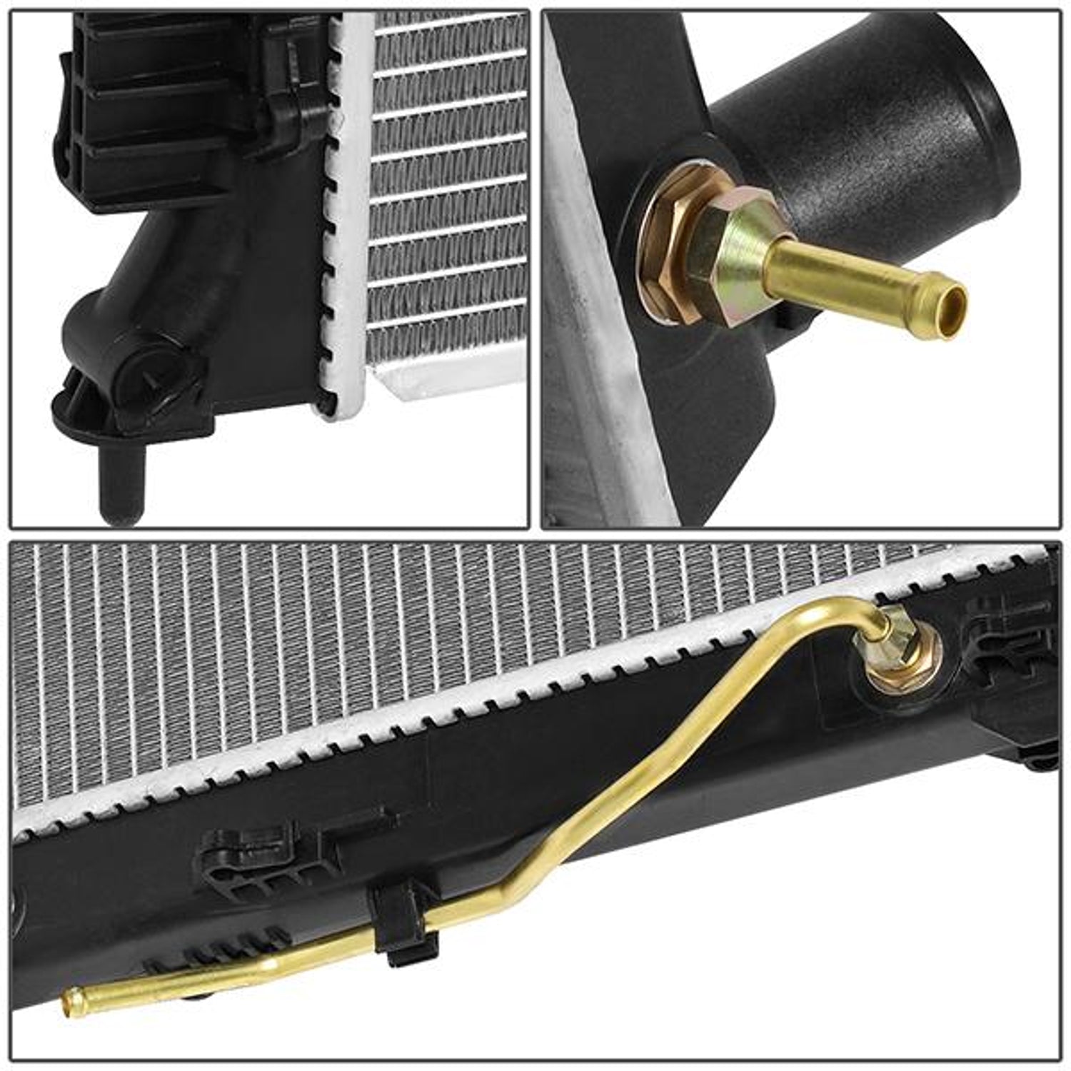 12-17 Hyundai Accent Kia Rio, 12-14 Dodgetitude Replacement Radiator ...