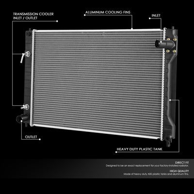 13266 Replacement Radiator<br>11-13 Infiniti M37 M56, 14-19 Q70, 15-19 Q70L