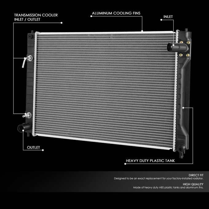13266 Replacement Radiator<br>11-13 Infiniti M37 M56, 14-19 Q70, 15-19 Q70L