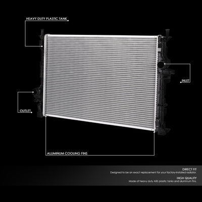 D-Motoring - 13-18 Escape Transit Connect AT MTRadiator - OE Style - Aluminum - 2
