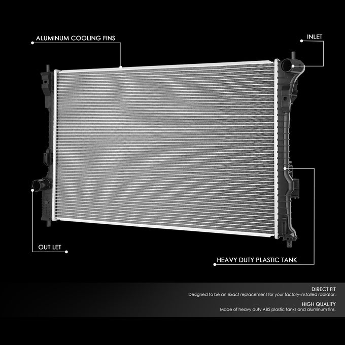 13445 Replacement Radiator<br>11-19 Ford Explorer 3.5L NA AT