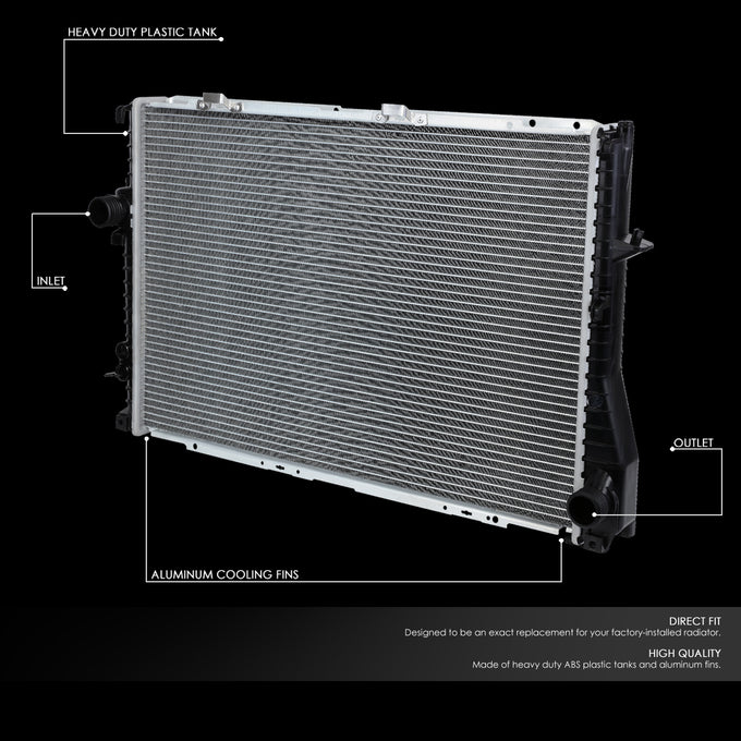 D-Motoring - 95-98 Bmw 528I/540I/740I/750Il AT/MT Radiators - Aluminum - 2