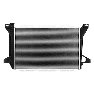85-96 Ford F150/F250/F350 4.9 AT Radiator - OE Style - Aluminum - 5