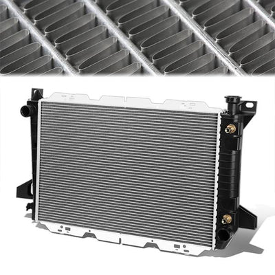 85-96 Ford F150/F250/F350 4.9 AT Radiator - OE Style - Aluminum - 1