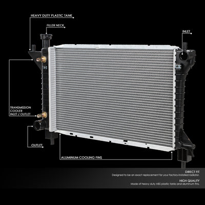 D-Motoring - Radiator - Aluminum - 94-96 Ford Mustang - 2