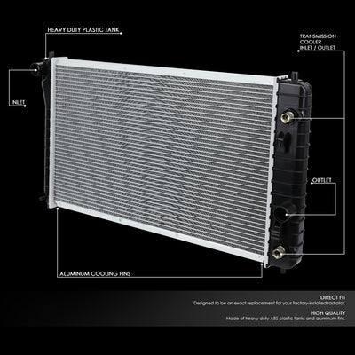D-Motoring - 95-02 Chevy Cavalier/Pontiac Sunfire AT Radiators - Aluminum - 2