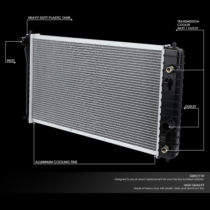 D-Motoring - 95-02 Chevy Cavalier/Pontiac Sunfire AT Radiators - Aluminum - 2