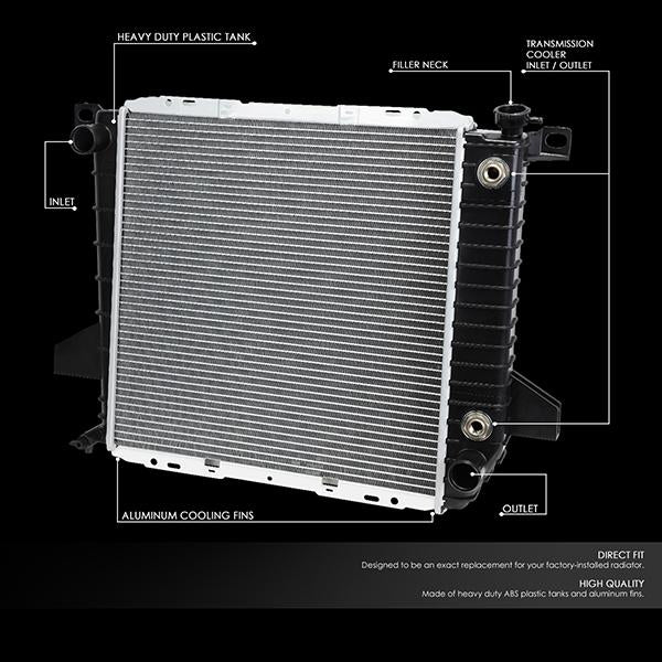 D-Motoring - 95-97 Ford F100 Ranger 2.3L AT MTRadiator - Aluminum - 2