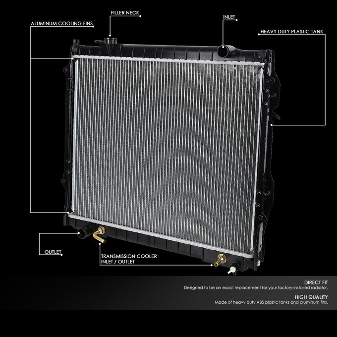 D-Motoring - 95-04 Toyota Tacoma AT Radiators - Aluminum - 2