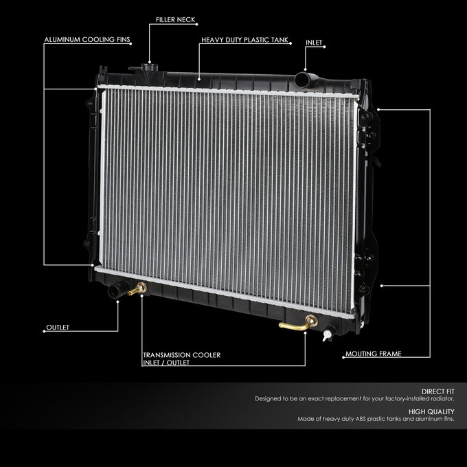 D-Motoring - 95-04 Toyota Tacoma AT Radiators - Aluminum - 2