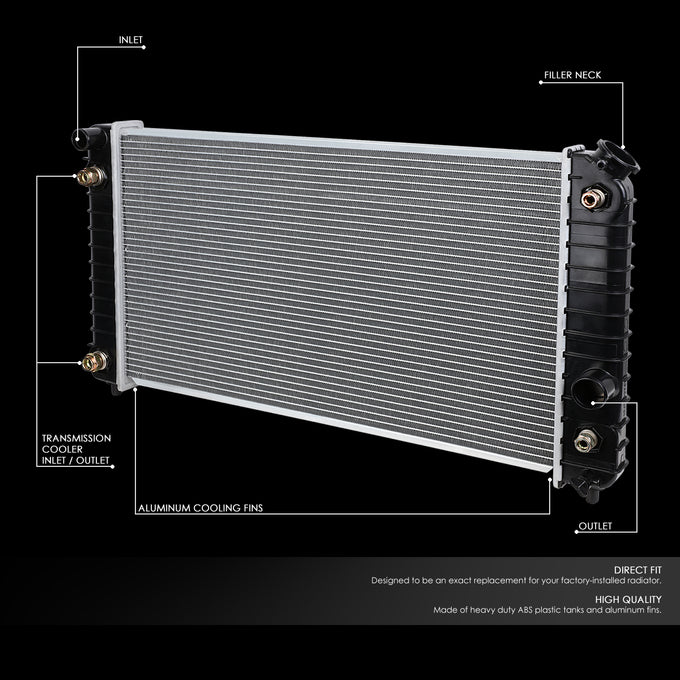 D-Motoring - 96-05 Chevy Blazer/GMC Jimmy AT Radiators - Aluminum - 2