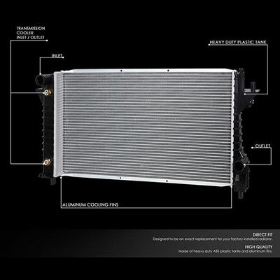D-Motoring - 96-07 Ford Taurus Mercury SableRadiator - Aluminum - 2