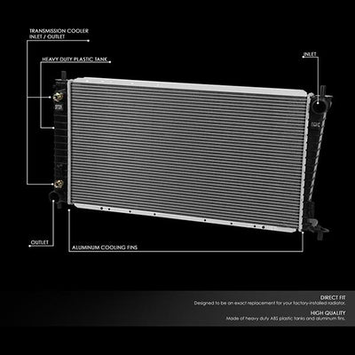 97-98 Ford Expedition F150 F250 4.2L 4.6L Radiator - Aluminum - OEM-RA-1831 - 2