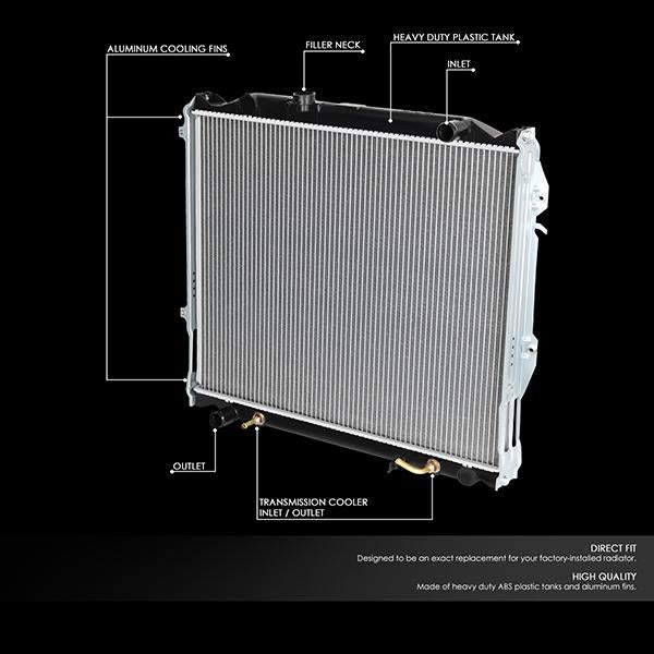96-02 Toyota 4Runner Radiator - OE Style - Aluminum - 2