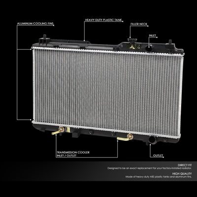 D-Motoring - Radiator - Aluminum - 97-01 Honda CR-V - 2