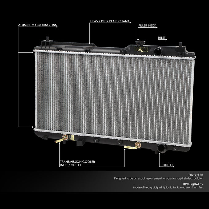 D-Motoring - Radiator - Aluminum - 97-01 Honda CR-V - 2