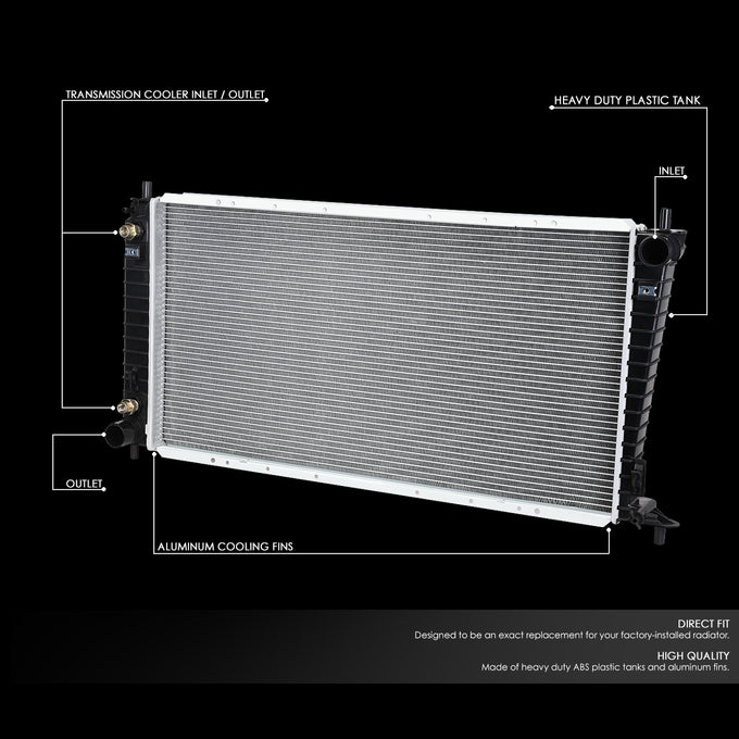 D-Motoring - 97-04 Ford F150 Super Duty MT AT Radiator - Aluminum - 2