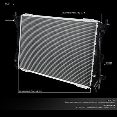 D-Motoring - 98-05 Ford Mercury Grand Marquis AT Radiator - Aluminum - 2