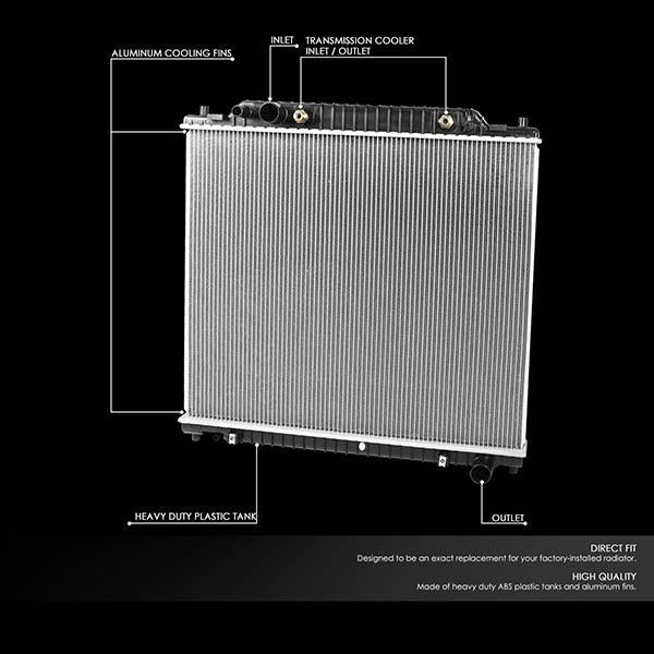 99-05 Ford Excursion/Super Duty/F53 AT Radiator - OE Style - Aluminum - 2