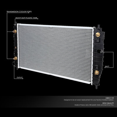 D-Motoring - 98-04 Chrysler 300M Concorde V6 AT Radiator - Aluminum - 2