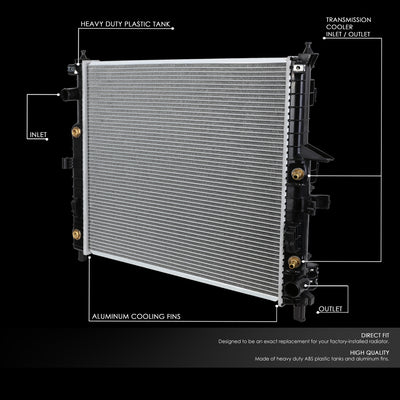 D-Motoring - 98-05 Mercedes Ml320/Ml430/Ml500 AT Radiators - Aluminum - 2