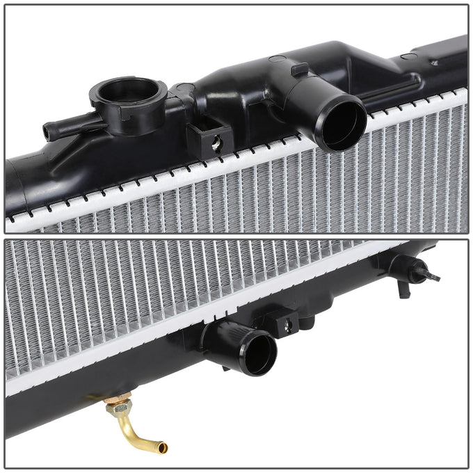 D-Motoring - 98-02 Toyota Corolla/Chevy Prizm AT Radiators - Aluminum - 4