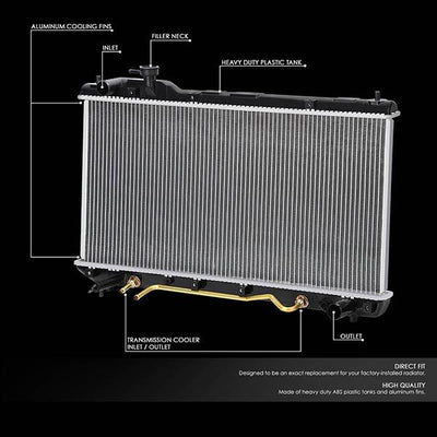 98-00 Toyota RAV4 Radiator - OE Style - Aluminum - 2
