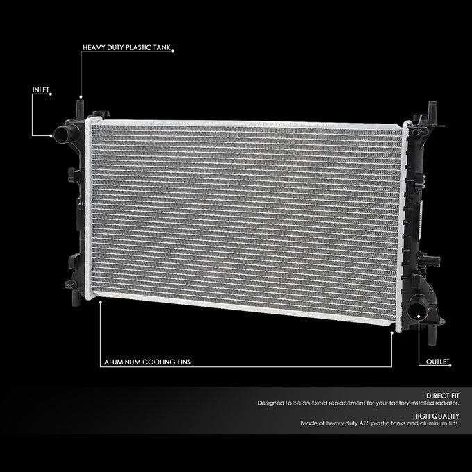 D-Motoring - Radiator - Aluminum - 00-07 Ford Focus AT & MT - 2