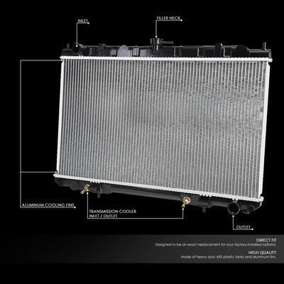 D-Motoring - 95-04 Nissan Maxima Infiniti I30 I35 AT Radiator - Aluminum - 2