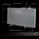 D-Motoring - 01-05 Honda Civic 1.7L AT Radiators - Aluminum - 2