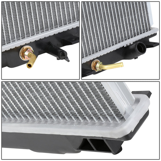 D-Motoring - 01-05 Honda Civic 1.7L AT Radiators - Aluminum - 4