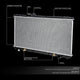 D-Motoring - 01-05 Lexus IS300 Radiator - Aluminum - 2