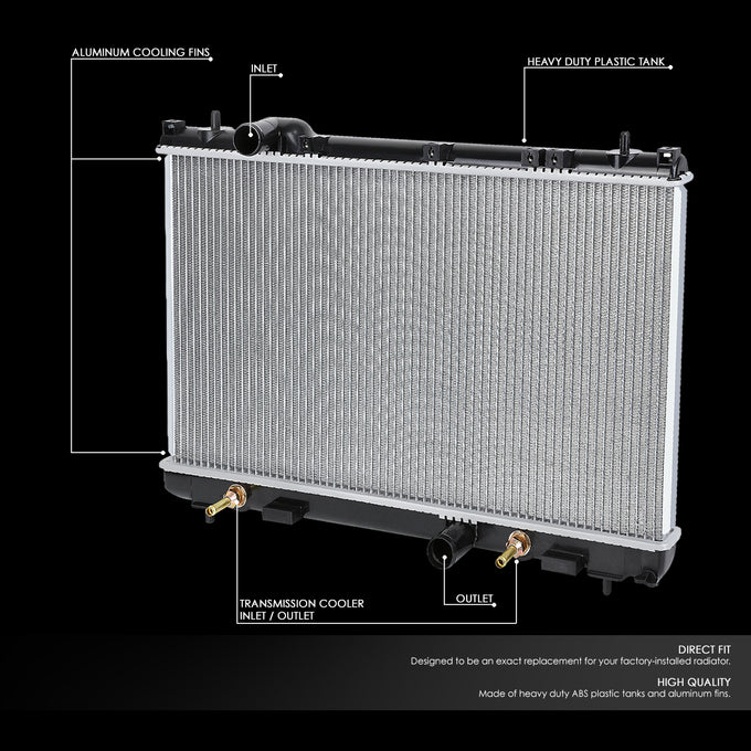 D-Motoring - 00-04 Dodge Plymouth Neon 2.0 AT Radiator - Aluminum - 2