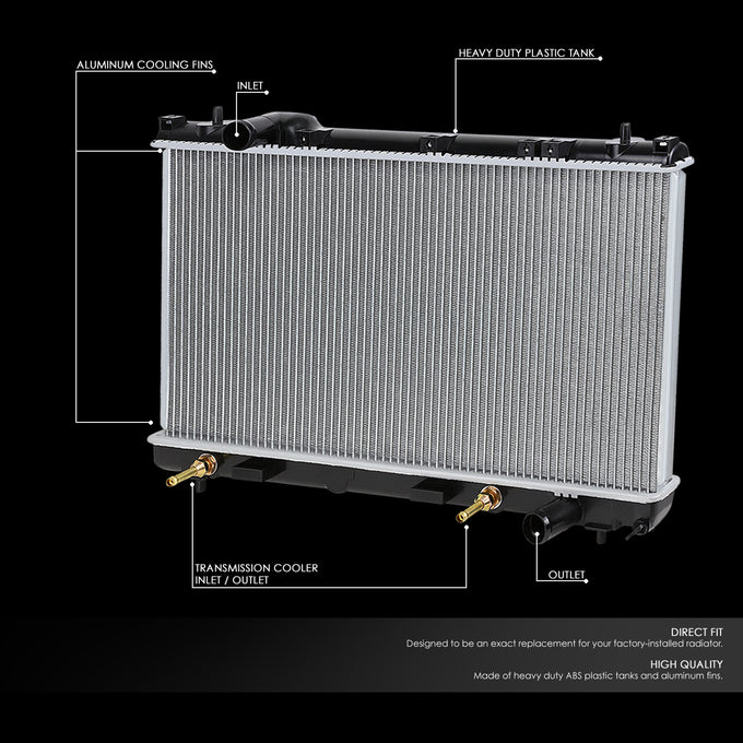D-Motoring - 00-04 Dodge Plymouth Neon 2.0 AT Radiator - Aluminum - 2