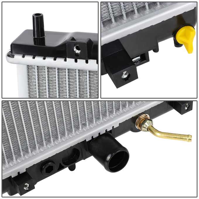 D-Motoring - 00-05 Eclipse/StrATus/Sebring L4 AT Radiators - Aluminum - 4