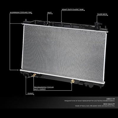 D-Motoring - 02-06 Nissan AltimaRadiator - Aluminum - 2