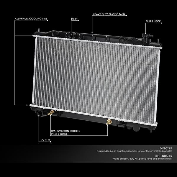 D-Motoring - 02-06 Nissan AltimaRadiator - Aluminum - 2