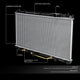 D-Motoring - 02-08 Toyota Camry/Solara V6 AT Radiators - Aluminum - 2