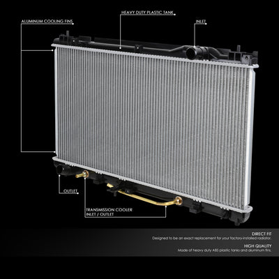 D-Motoring - 02-08 Toyota Camry/Solara V6 AT Radiators - Aluminum - 2