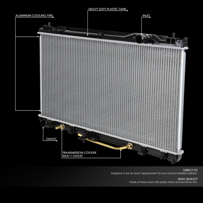 D-Motoring - 02-08 Toyota Camry/Solara V6 AT Radiators - Aluminum - 2