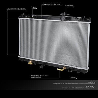D-Motoring - 02-08 Toyota Camry/Solara L4 AT Radiators - Aluminum - 2