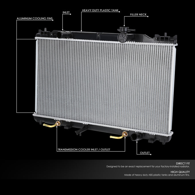 D-Motoring - 02-06 Toyota Camry L4 AT Radiators - Aluminum - 2