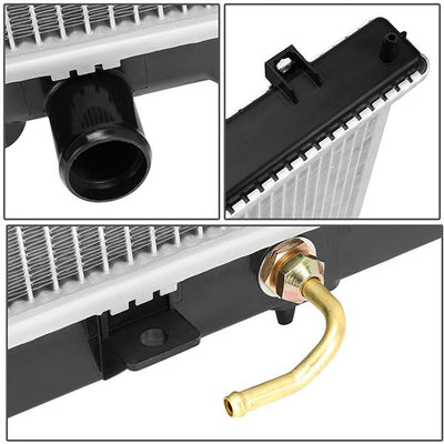 02-07 Mitsubishi Lancer 2.0 2.4 Radiator - OE Style - Aluminum - 4