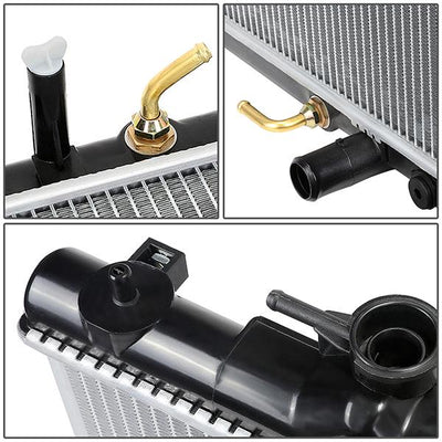 D-Motoring - 01-07 HighlanderRadiator - Aluminum - 4